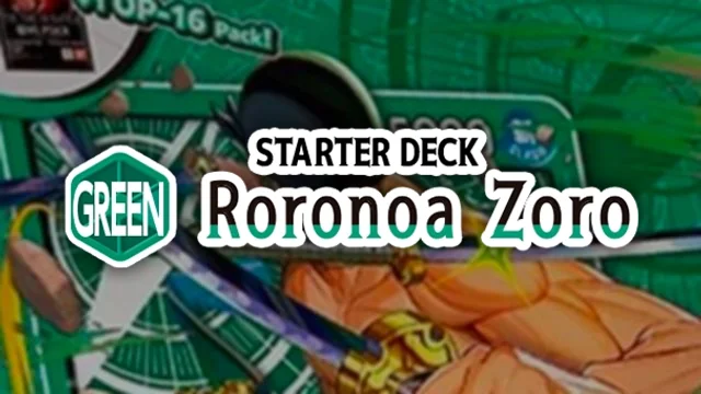 ST-32: Starter Deck 32 GREEN Roronoa Zoro